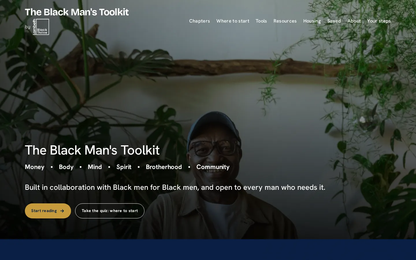 The Black Man’s Toolkit home page